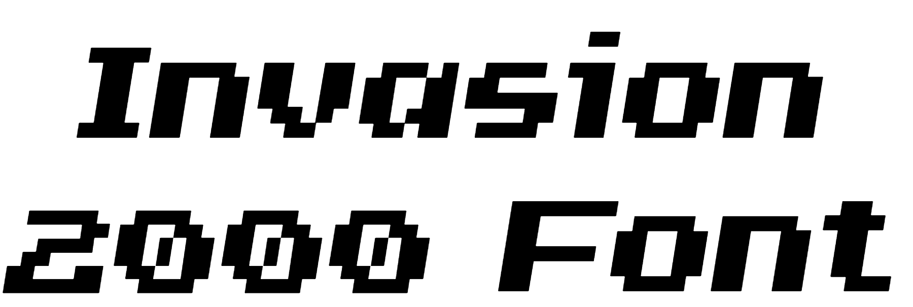 Invasion 2000 Font Download