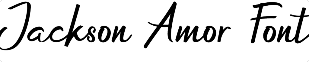 Jackson Amor Font Download