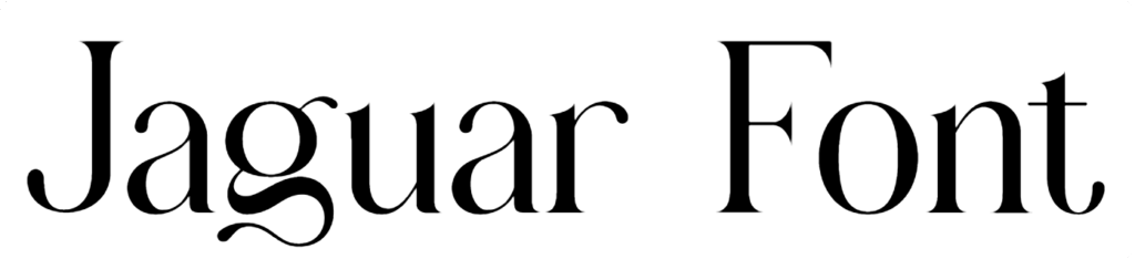Jaguar Font Download