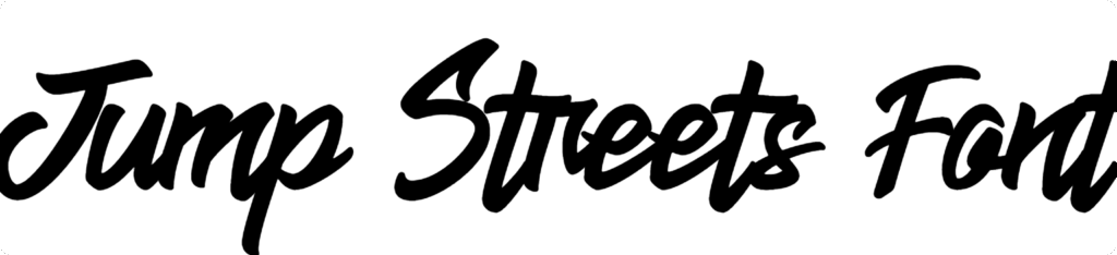 Jump Streets Font Download