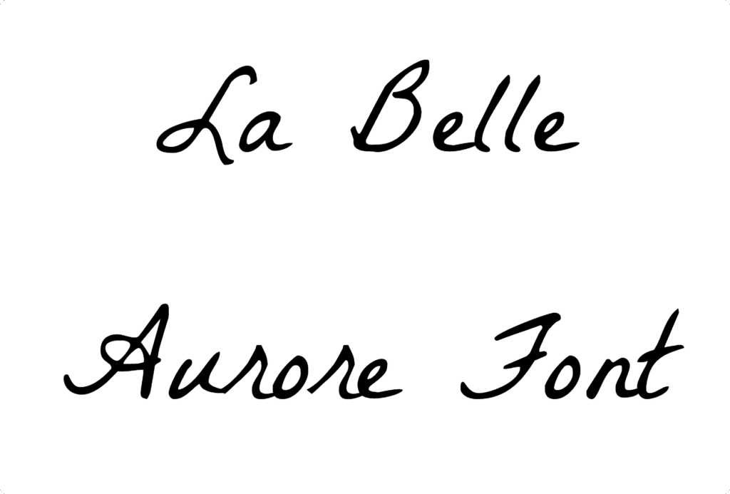La Belle Aurore Font Download