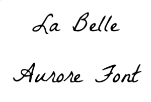 La Belle Aurore Font Download