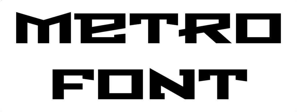 Metro Font Download