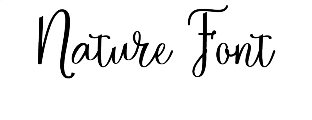 Nature Font Download