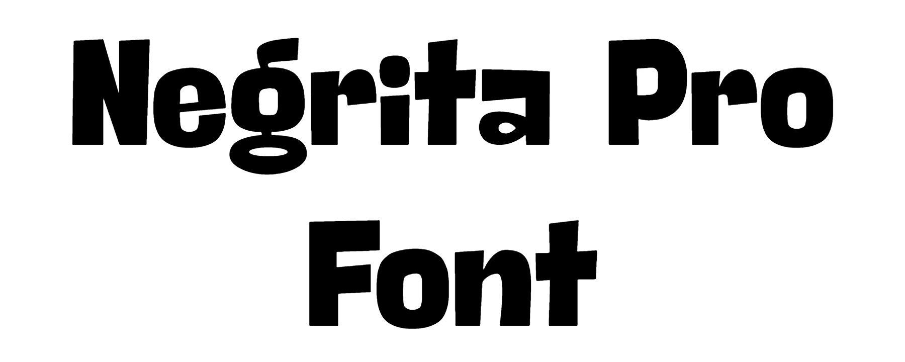 Negrita Pro Font Download