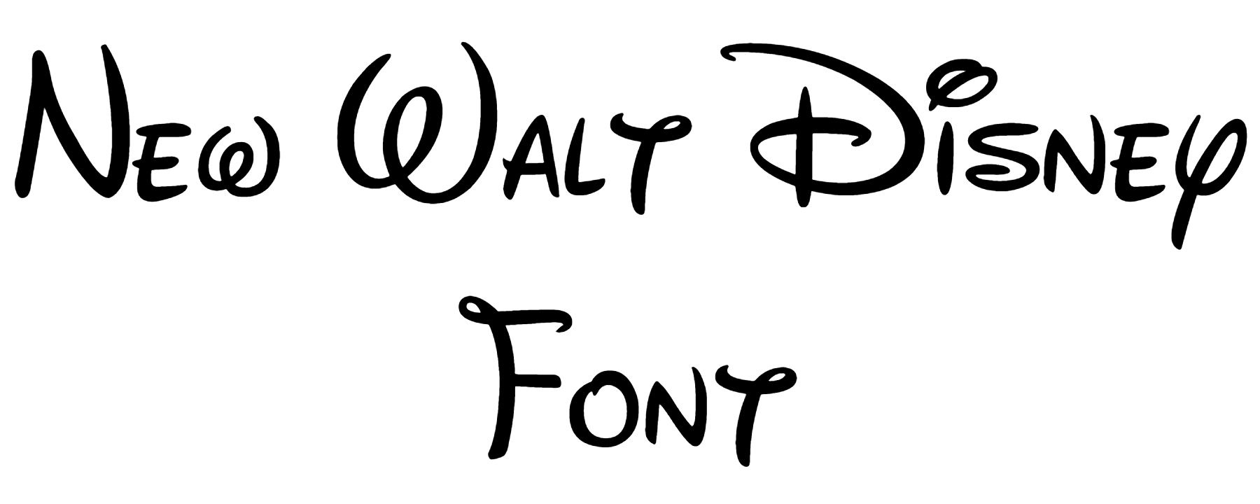 New Walt Disney Font Download