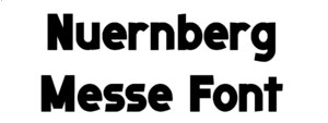 Nuernberg Messe Font Download