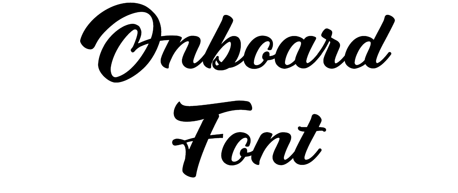 Onboard Font Download