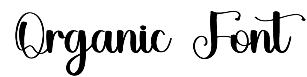 Organic Font Download