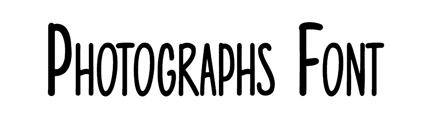 Photographs Font Download