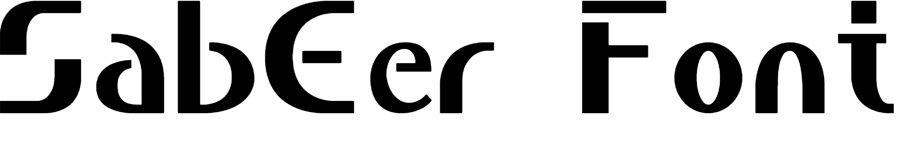 Saber Font Download