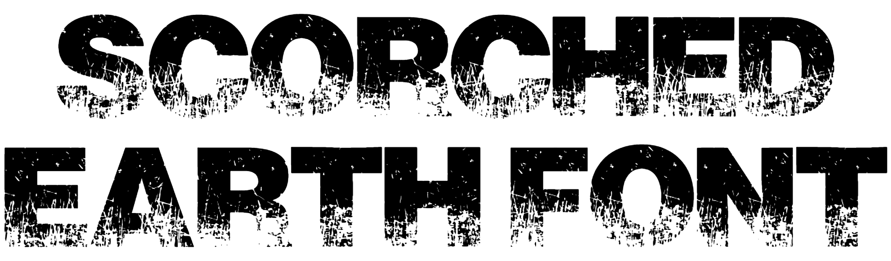 Scorched Earth Font Download