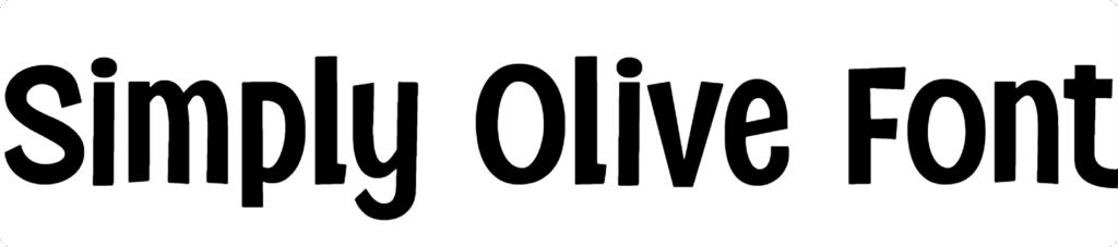 Simply Olive Font Download