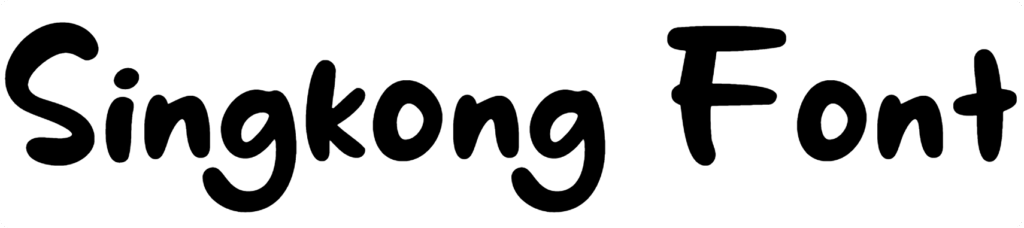 Singkong Font Download