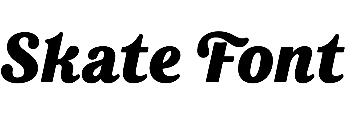 Skate Font Download