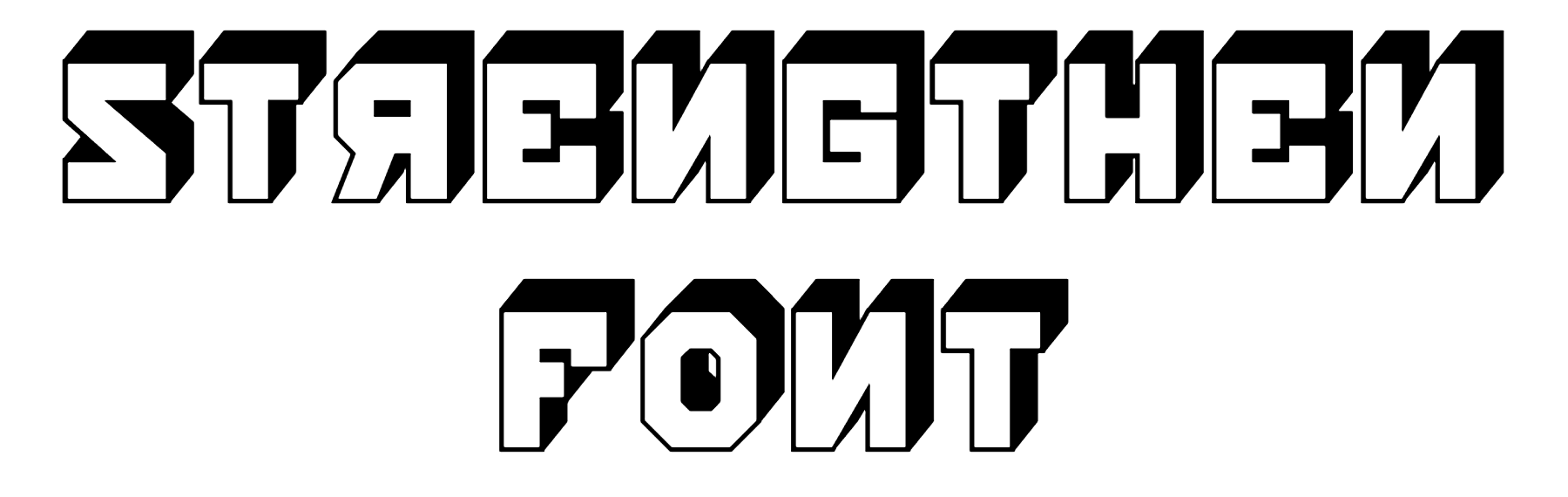 Strengthen Font Download