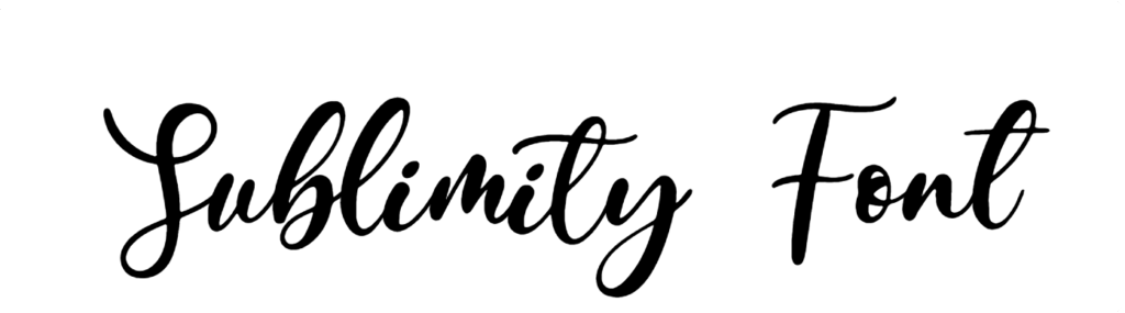 Sublimity Font Download
