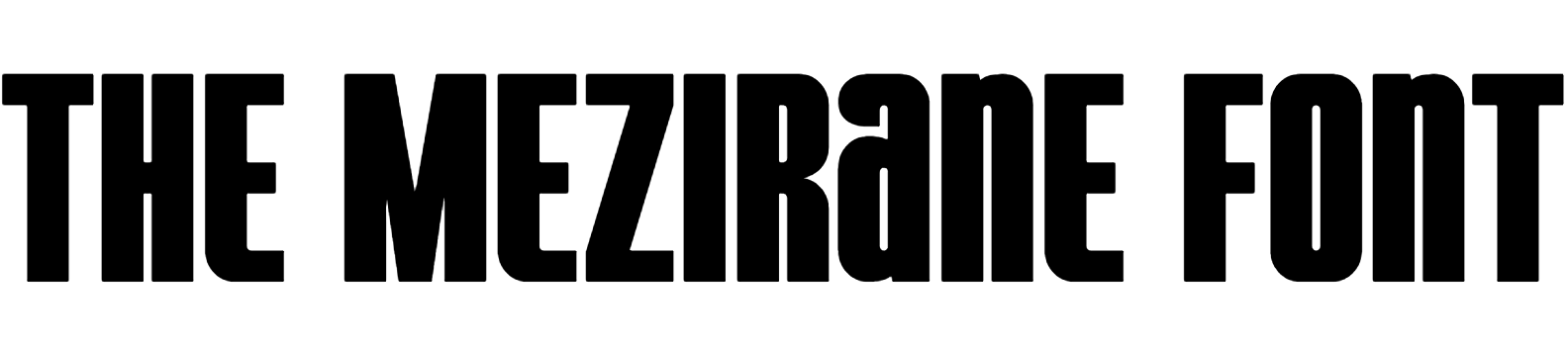 The Mezirane Font Download