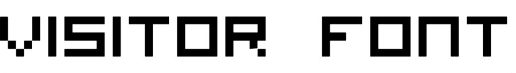 Visitor Font Download
