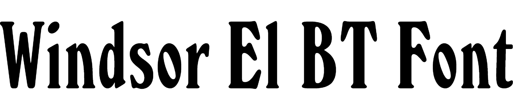 Windsor El BT Font Download