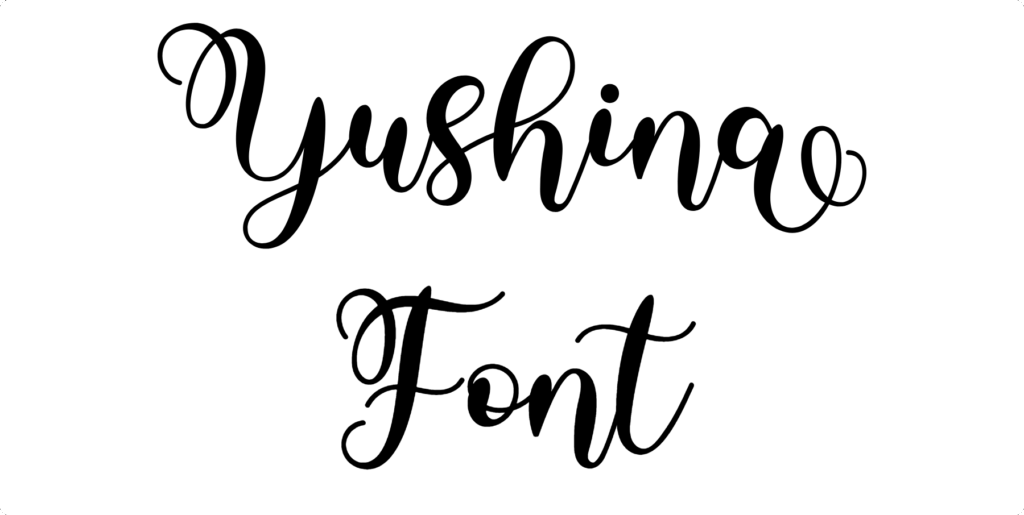 Yushina Font Download