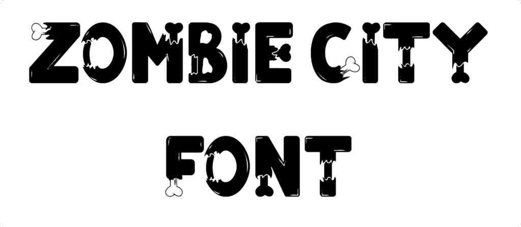 Zombie City Font Download