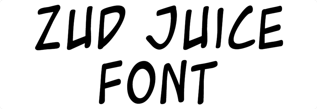 Zud Juice Font Download