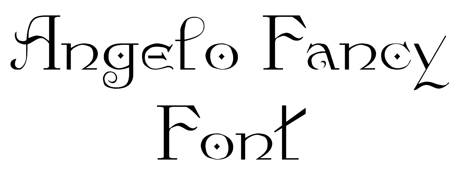 Angelo Fancy Font Download