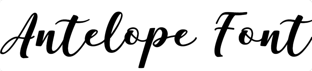 Antelope Font Download