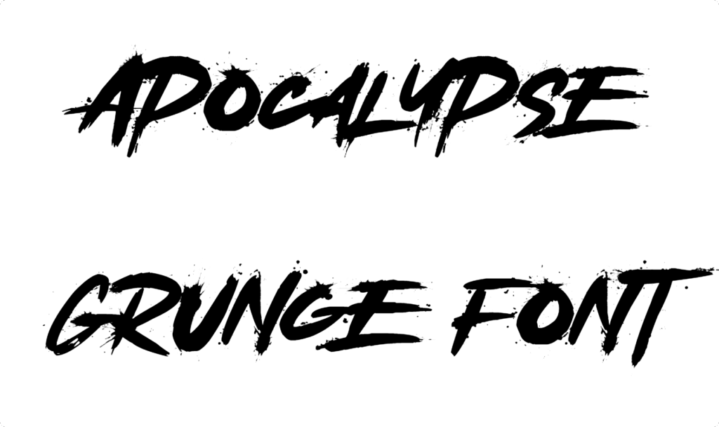 Apocalypse Grunge Font Download