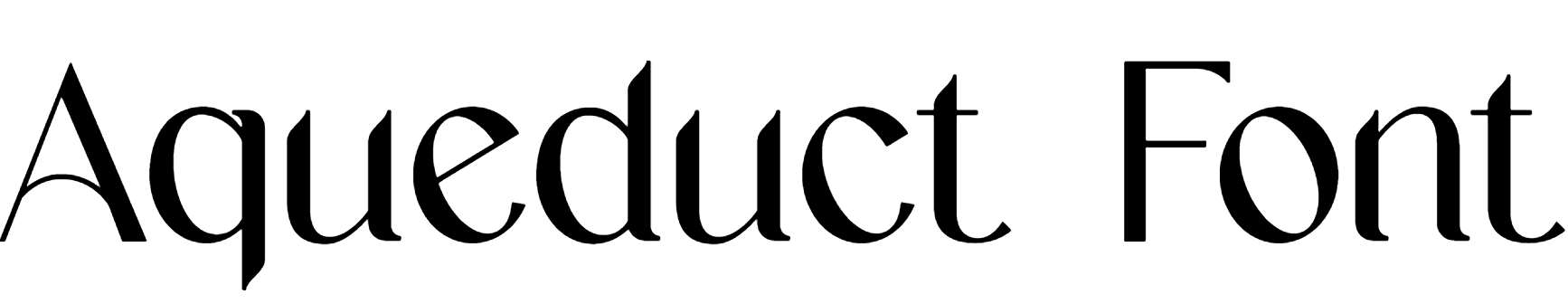Aqueduct Font Download