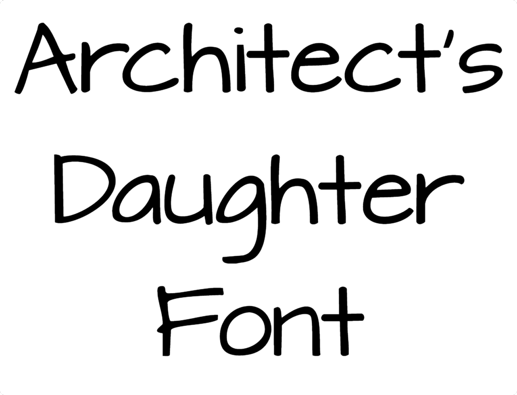 Architect's Daughter Font Download