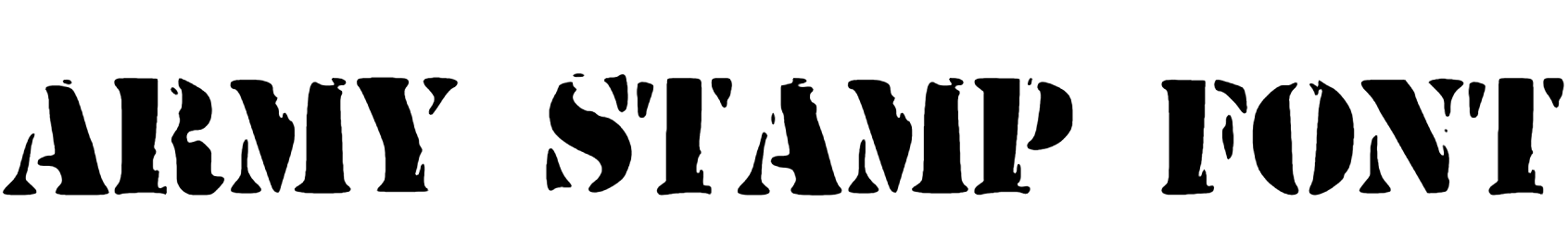 Army Stamp Font Download