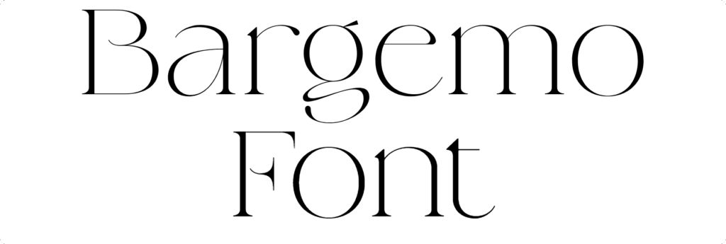 Bargemo Font Download