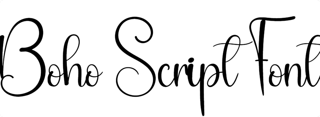 Boho Script Font Download