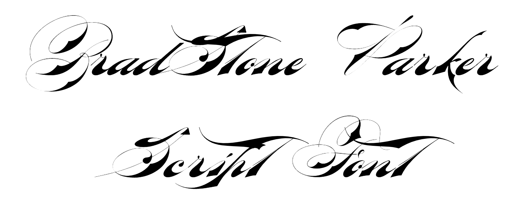 BradStone Parker Script Font Download