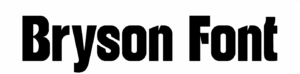 Bryson Font Download