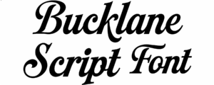 Bucklane Script Font Download