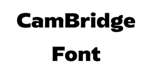 CamBridge Font Download