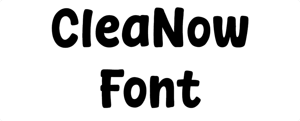 CleaNow Font Download