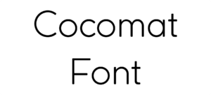 Cocomat Font Download