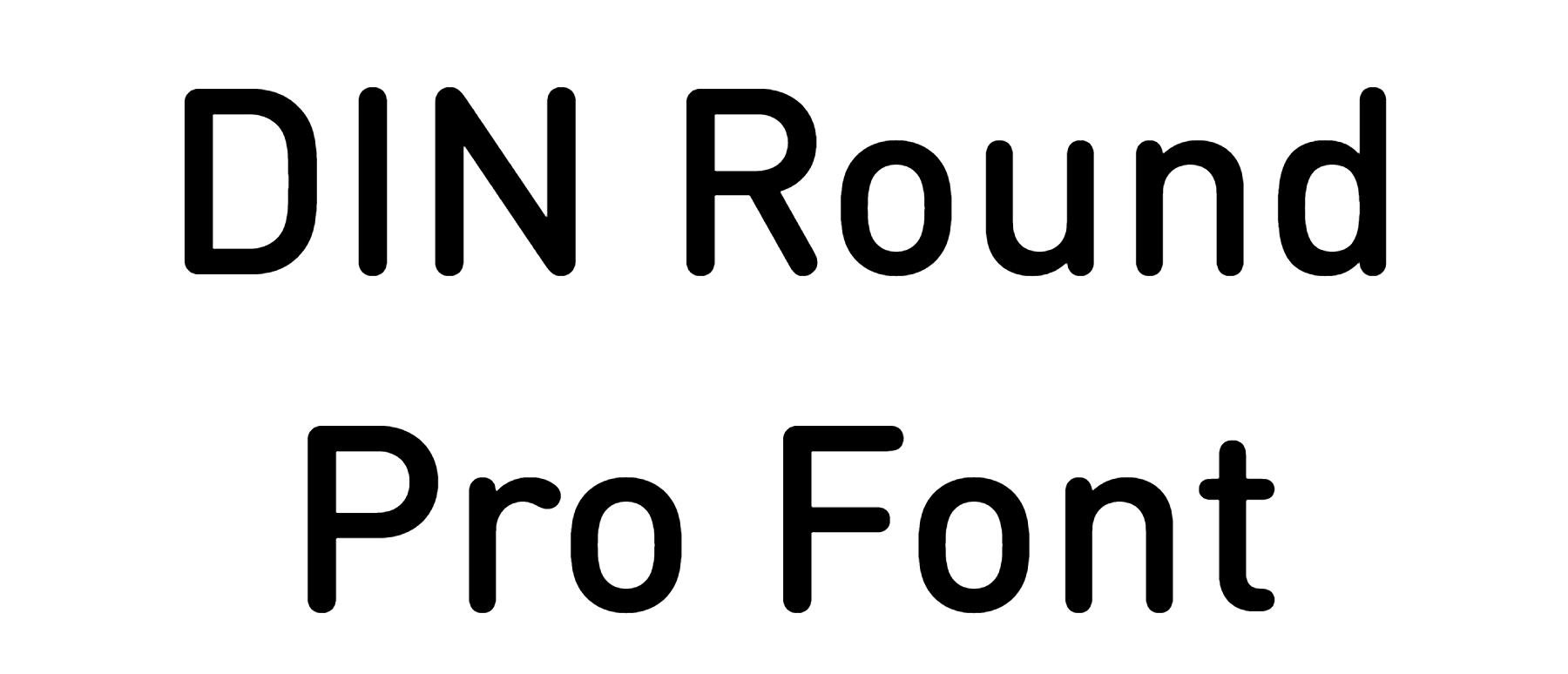 DIN Round Pro Font Download