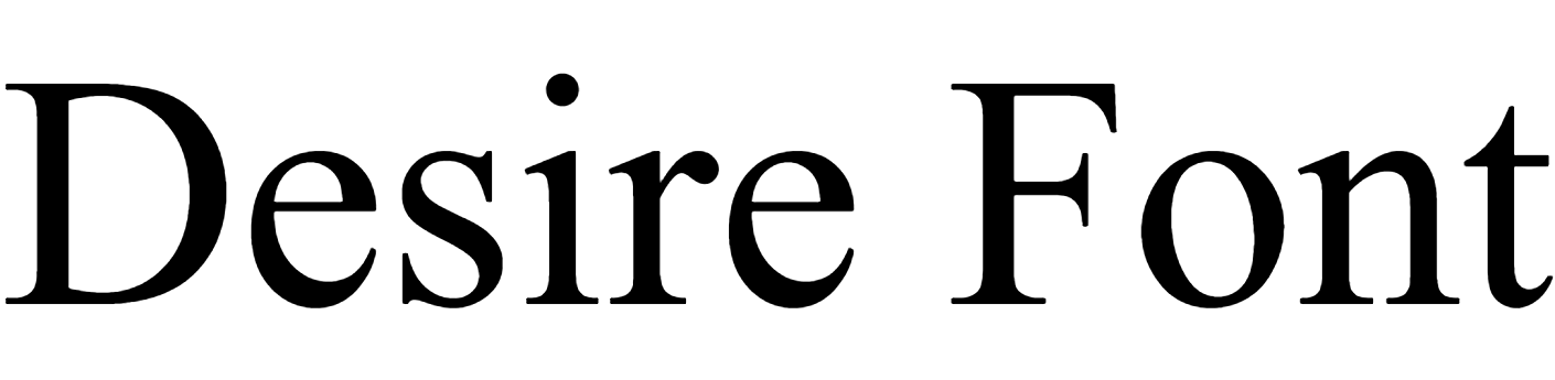 Desire Font Download