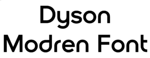 Dyson Modren Font Download