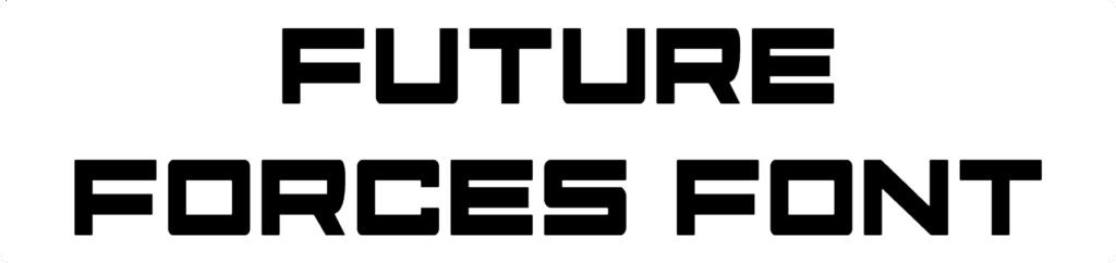 Future Forces Font Download