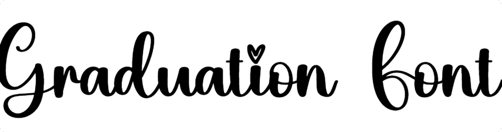 Graduation Font Download