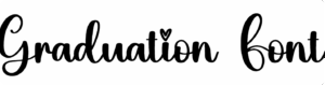 Graduation Font Download