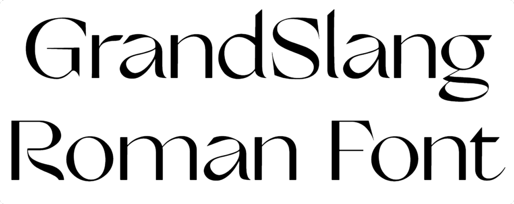 GrandSlang Roman Font Download