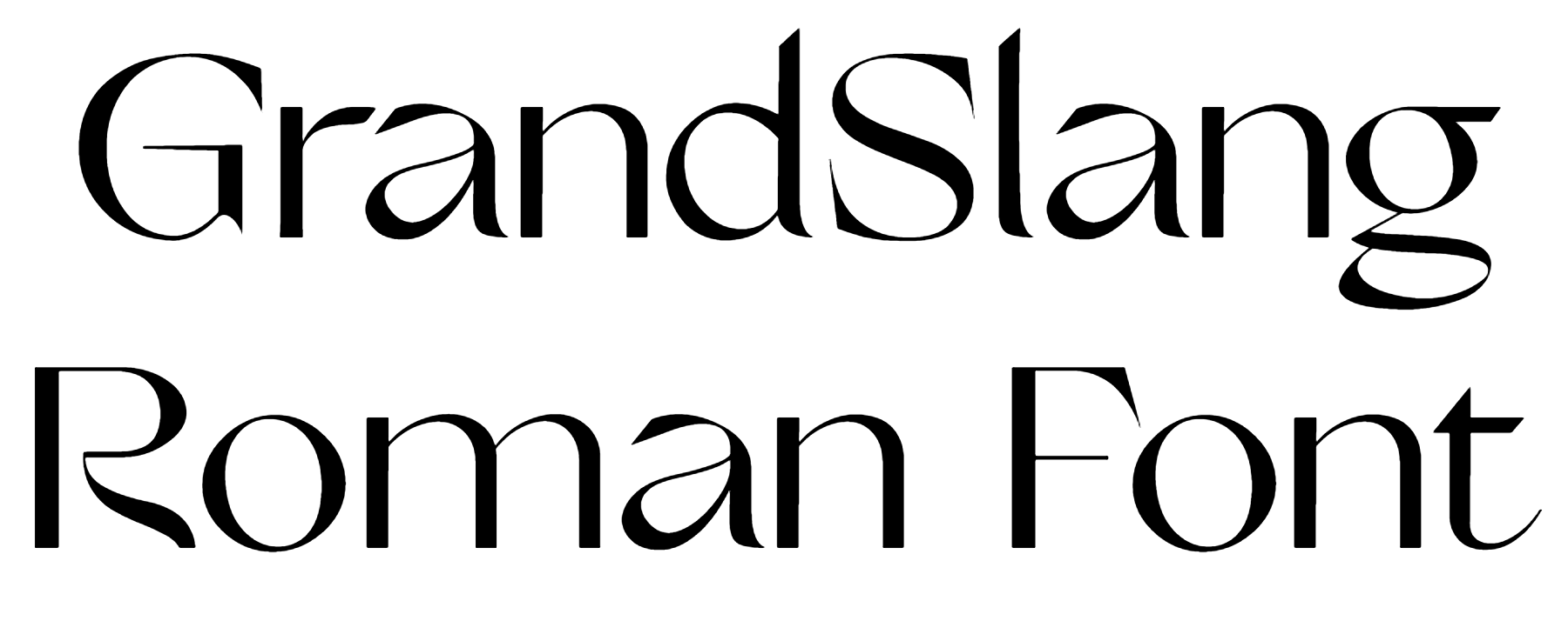 GrandSlang Roman Font Download
