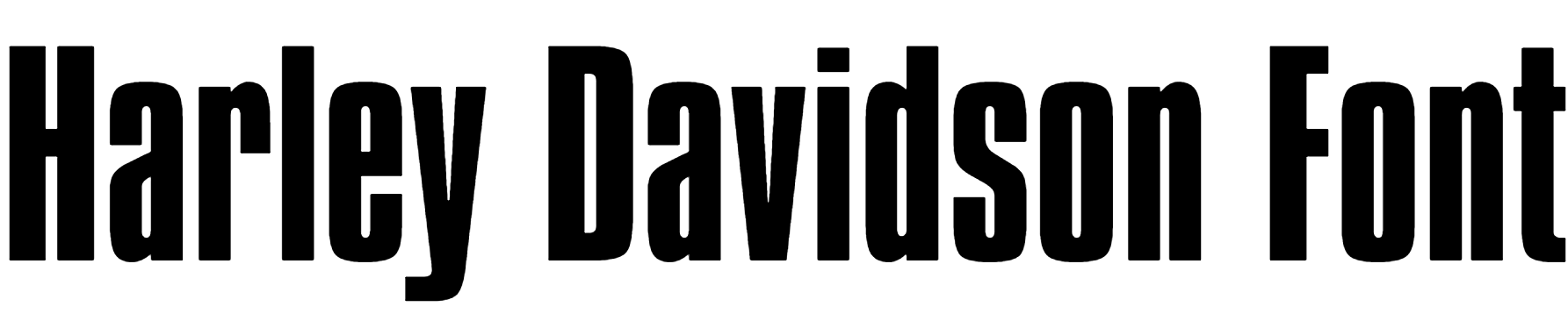 Harley Davidson Font Download